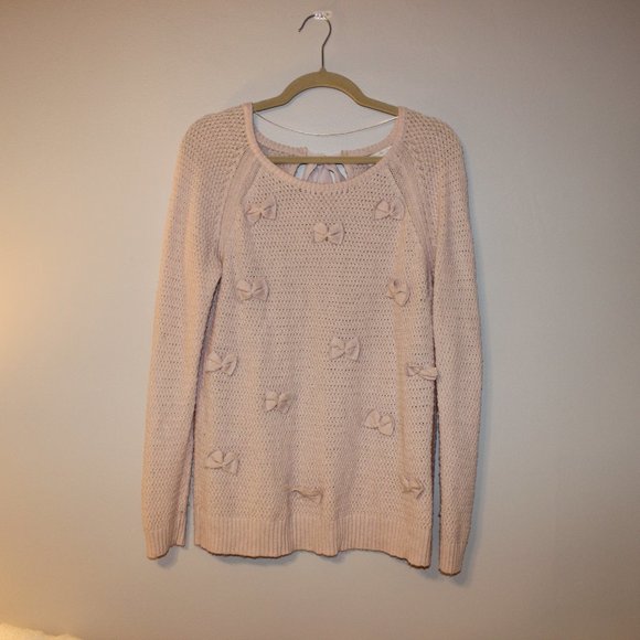 LC Lauren Conrad Bow Sweater - Picture 2 of 5